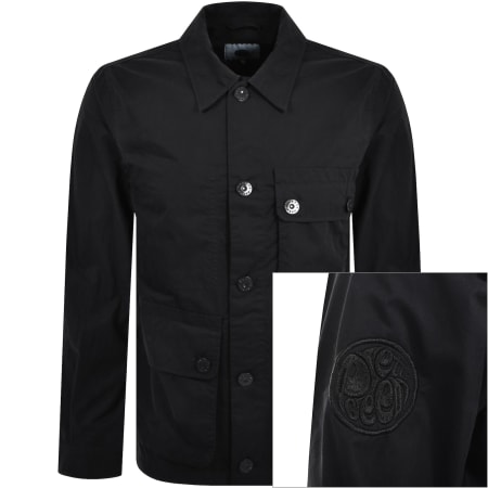 PRETTY GREEN 60's Mod Overhead Cape Parka in Yellow